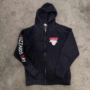 Navy Blue Buzzards Bay Zip-Up Hoodie